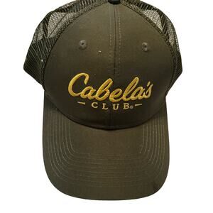 Cabela's Club Olive Green Hunting Sports Adjustable Strap Ballcap Hat